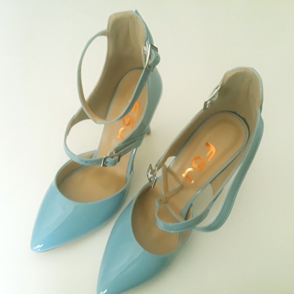 Light Blue Women's Pumps